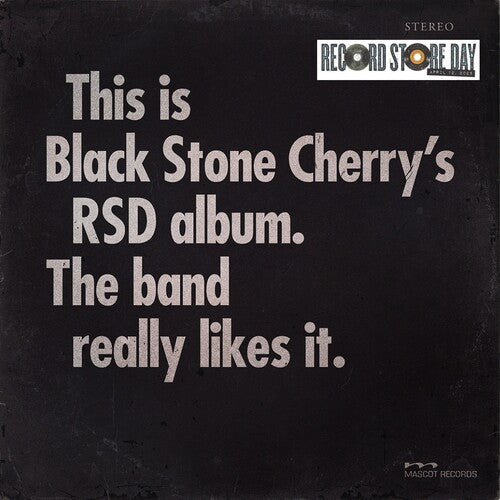 Black Stone Cherry - This is Black Stone Cherry's RSD album. The band really likes it. [CD]