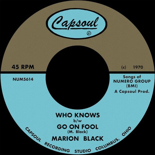 Marion Black - Go on Fool / Who Knows [7"]