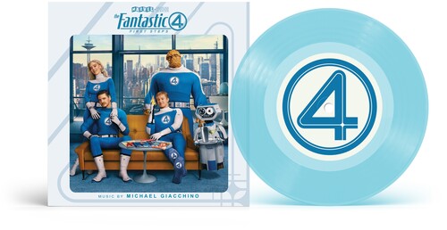 Michael Giacchino & Andrea Datzman - The Fantastic Four: First Steps Main Theme / Let Us Be Devoured (Original Soundtrack) [7"] [Galactic Blue Vinyl]