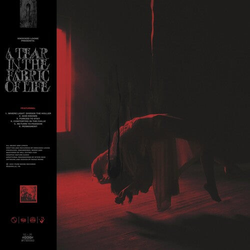 Knocked Loose - A Tear In The Fabric Of Life [Clear Red & Black Splatter Vinyl]