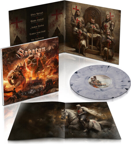 [PRE-ORDER] Sabaton - Legends (Templars Edition) [Indie-Exclusive White Marbled Vinyl] [Release Date: 10/17/2025]