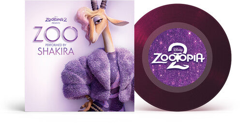 Shakira - Zoo (From Zootopia 2) [7"] [Clear Purple Glitter Vinyl]