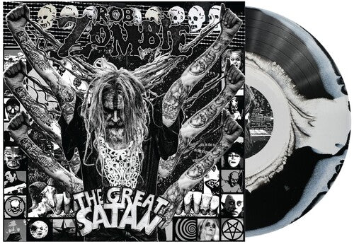 [PRE-ORDER] Rob Zombie - The Great Satan [Indie-Exclusive Black & White Vinyl] [Release Date: 02/27/2026]