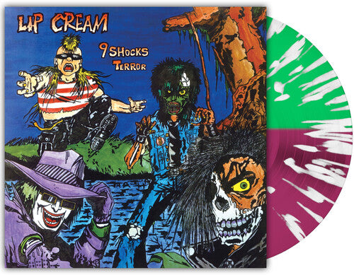 [PRE-ORDER] Lip Cream - 9 Shocks Terror [Indie-Exclusive Green & Purple Splatter Vinyl] [Release Date: 12/19/2025]