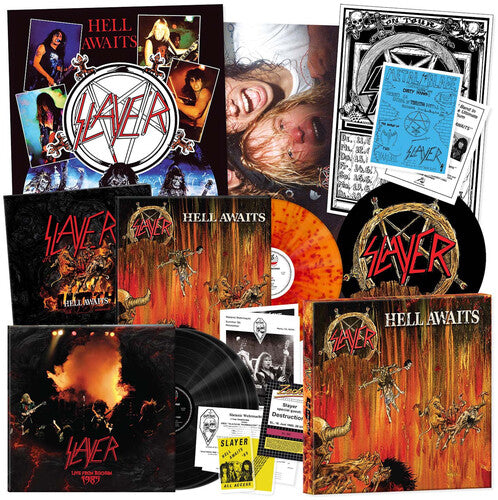 [PRE-ORDER] Slayer - Hell Awaits (40th Anniversary) [Colored Vinyl] [3-lp Box Set]  [ [Release Date: 05/15/2026]