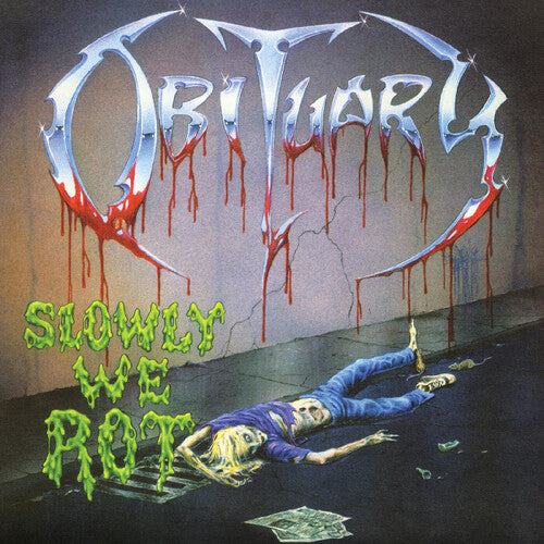 Obituary - Slowly We Rot [Corpse Blue with Blood Splatter Vinyl]