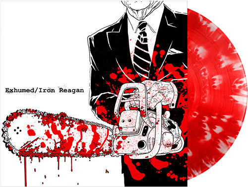 Exhumed / Iron Reagan - Split (12") [Red & White Splatter Vinyl]