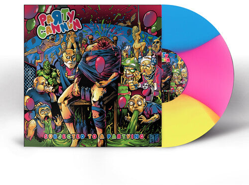 Party Cannon - Subjected To A Partying [Blue, Pink & Yellow Tri-Colored Vinyl]