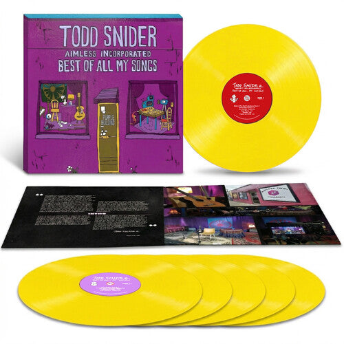 [PRE-ORDER] Todd Snider - Best Of All My Songs [Indie-Exclusive Yellow Vinyl] [6-lp Box Set] [Release Date: 06/26/2026]