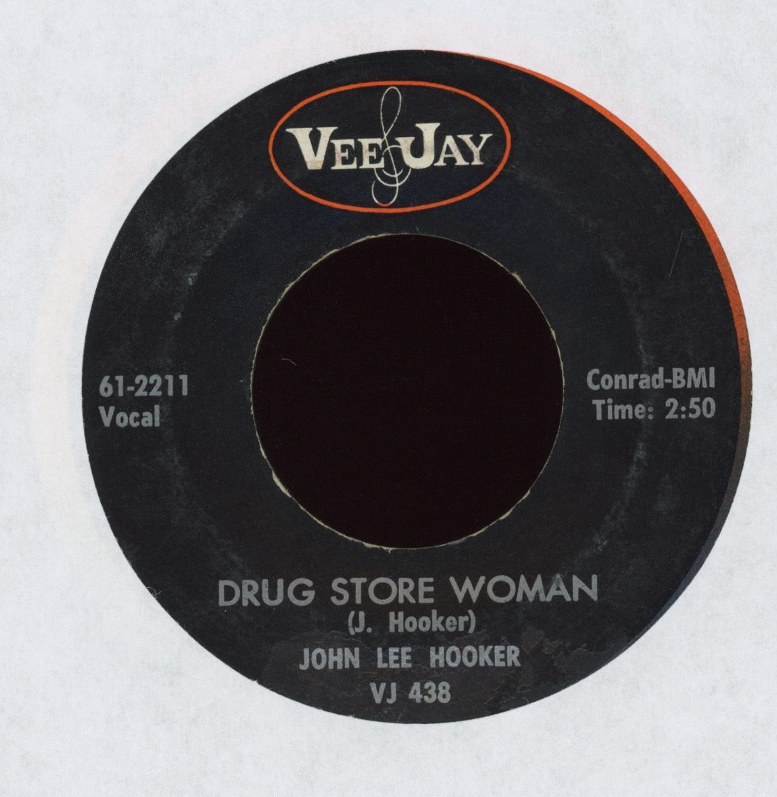 John Lee Hooker - Boom Boom on Vee Jay R&B Blues 45