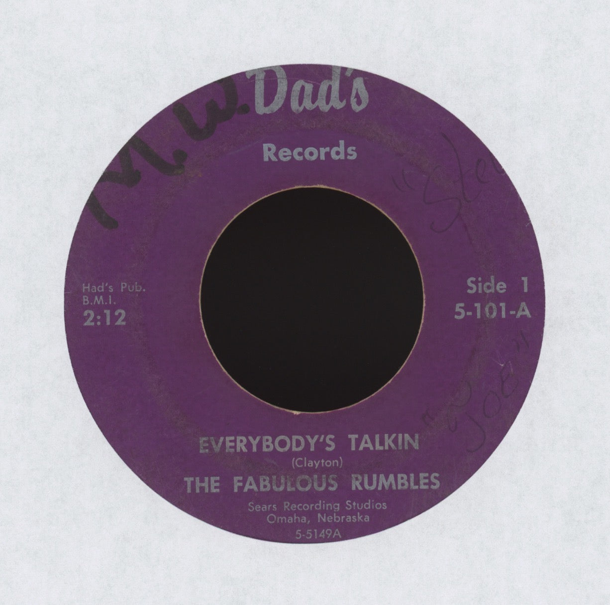 The Rumbles - The Truth Hurts More Than Lies on Dad's Garage 45
