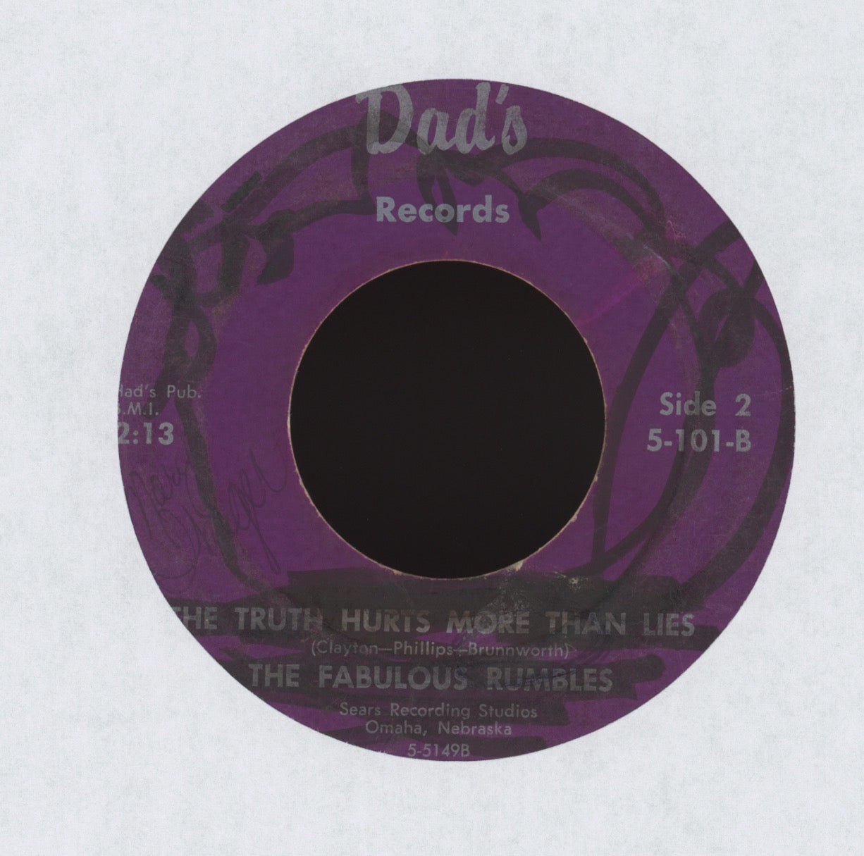 The Rumbles - The Truth Hurts More Than Lies on Dad's Garage 45