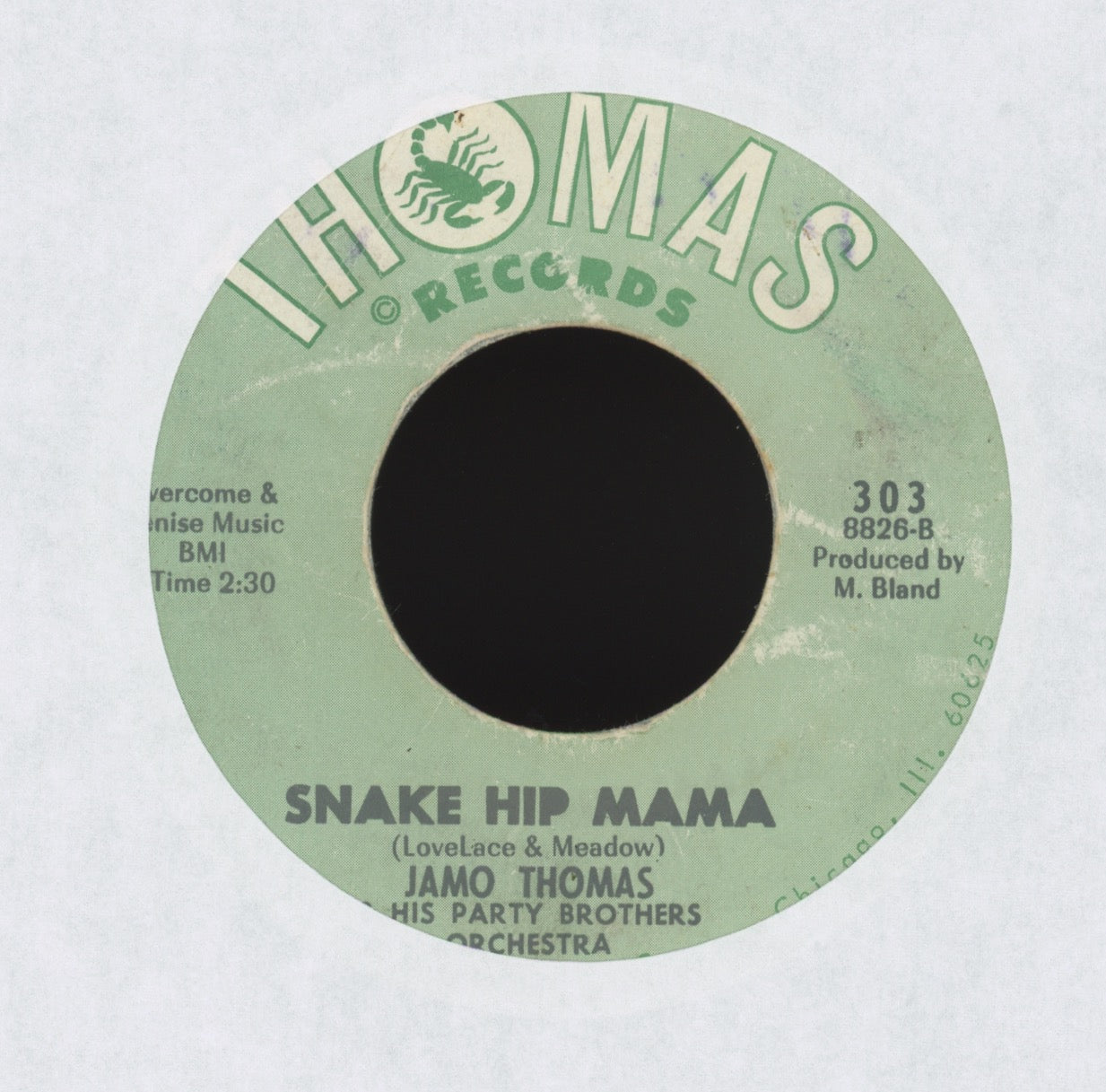 Jamo Thomas & His Party Brothers Orchestra - I Spy (For The FBI) on Thomas Northern Soul 45