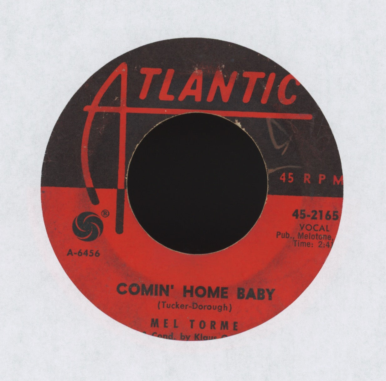 Mel Tormé - Comin' Home Baby on Atlantic R&B Mod 45