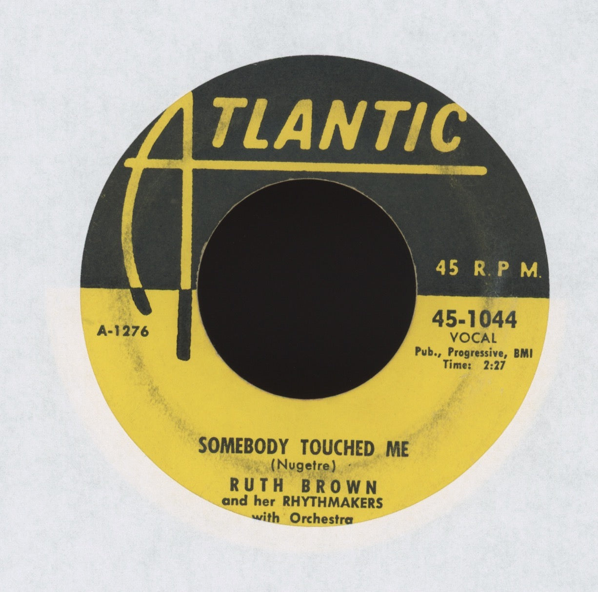 Ruth Brown And Her Rhythmakers - Mambo Baby on Atlantic R&B 45