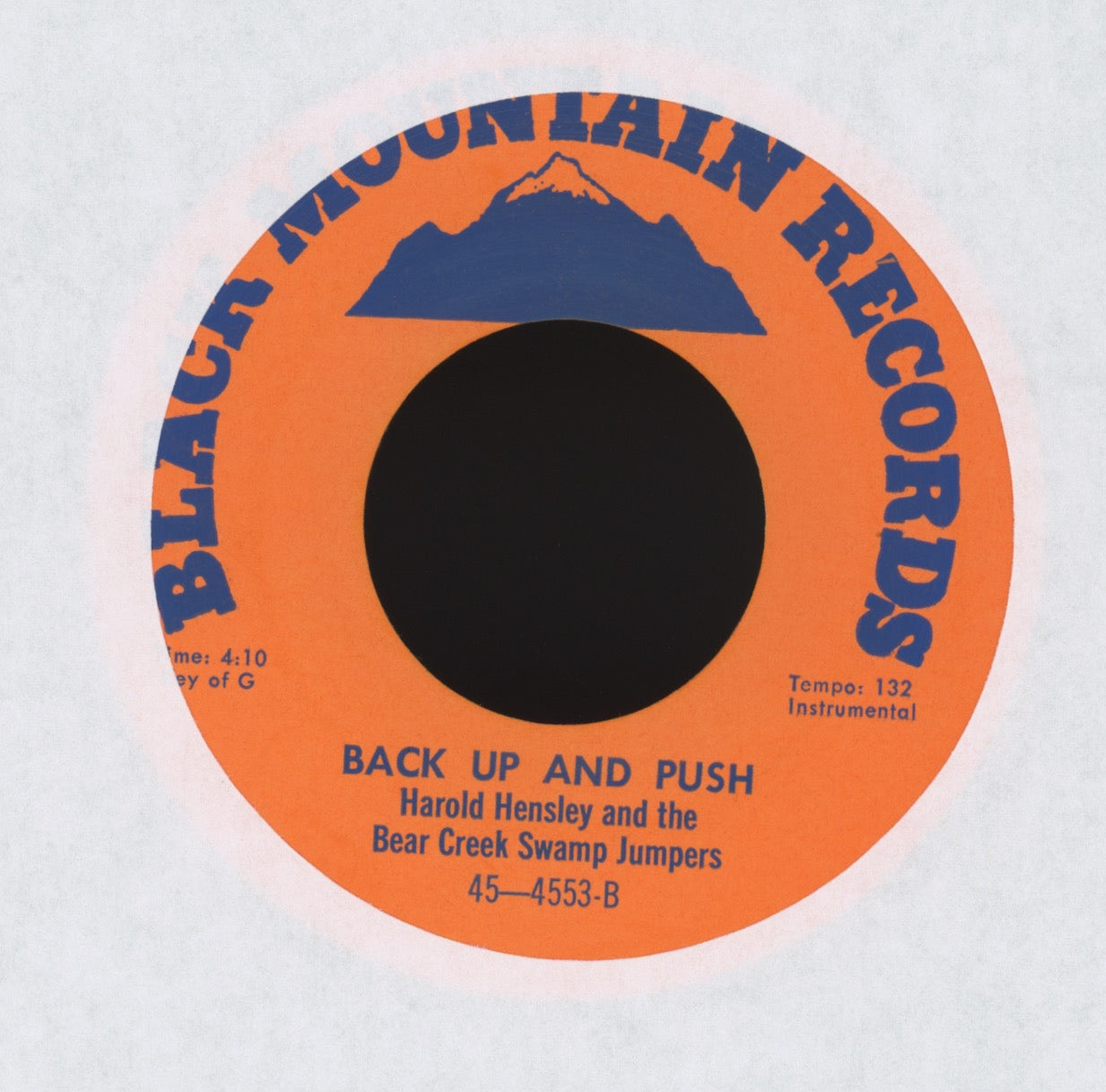 Harold Hensley And The Bear Creek Swamp Jumpers- Diesel - No Brakes on Black Mountain Instro Rockabilly Bop 45