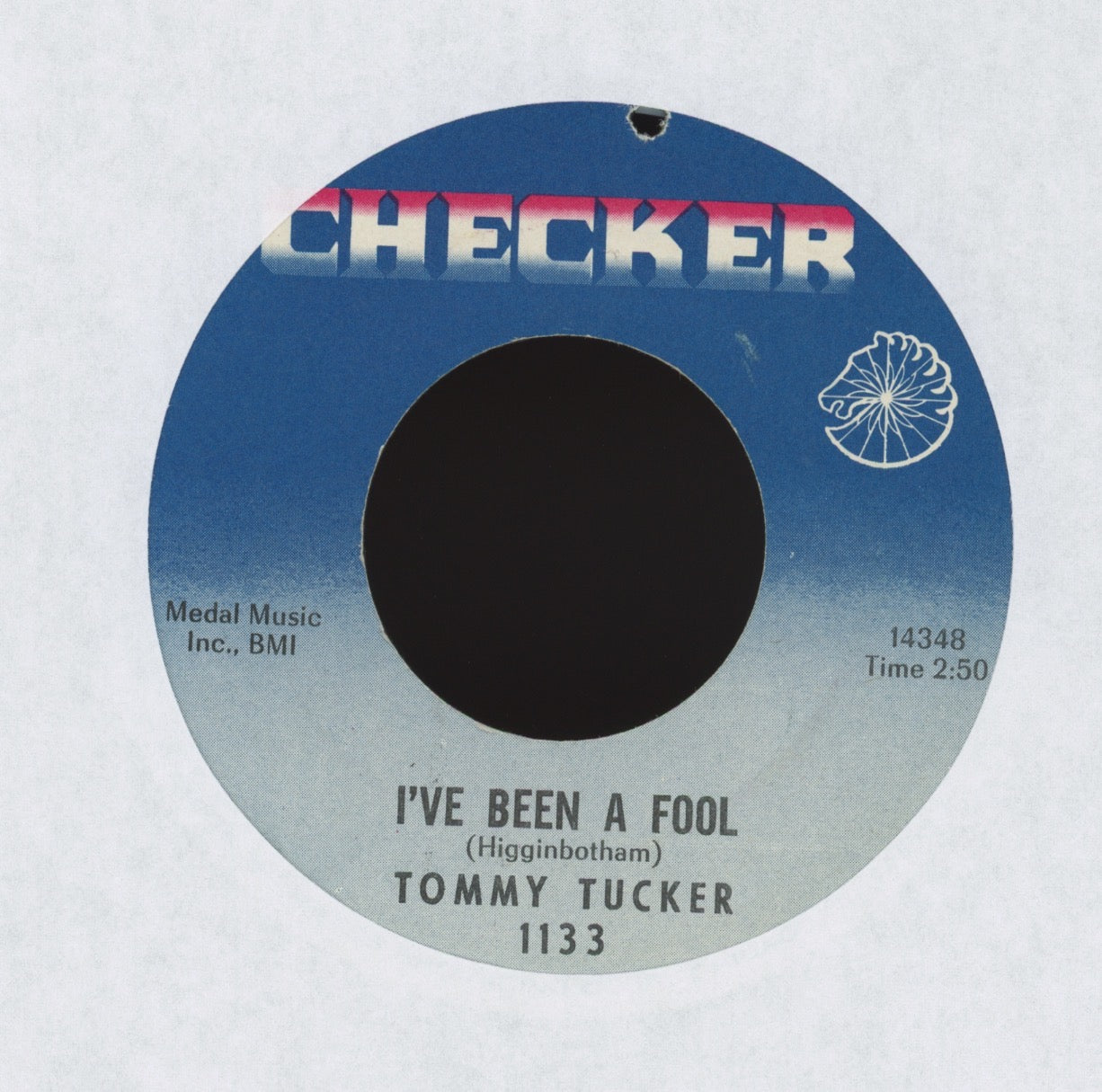 Tommy Tucker - Chewin' Gum on Checker R&B Mod 45