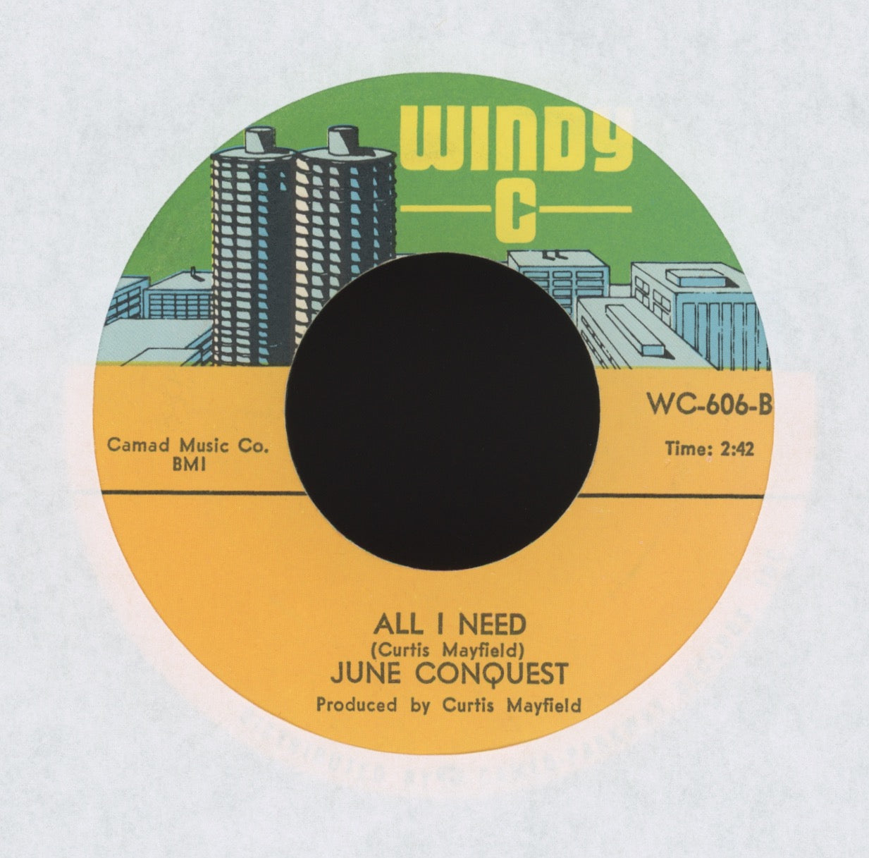 June Conquest - All I Need on Windy C Northern Soul 45