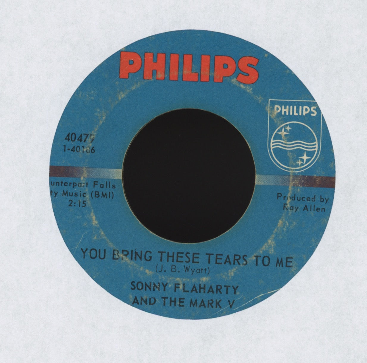 Sonny Flaharty & The Mark V - Hey Conductor on Philips Reissue Garage Fuzz 45