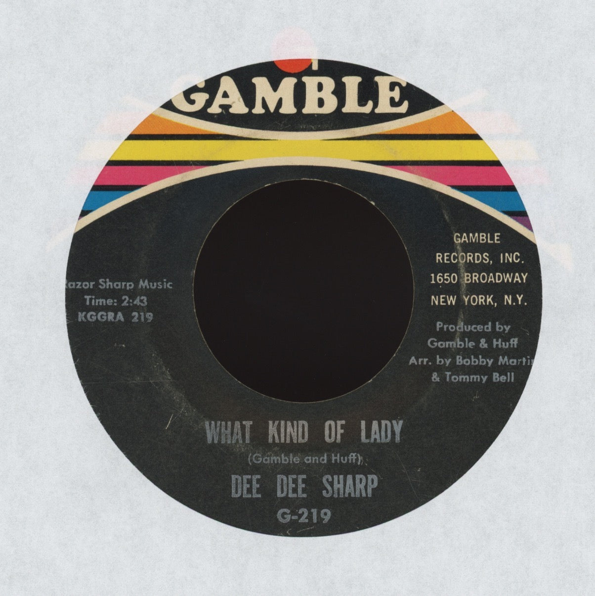 Dee Dee Sharp - What Kind Of Lady on Gamble Northern Soul 45