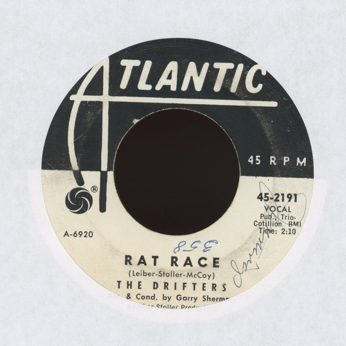 The Drifters - Rat Race on Atlantic - Promo R&B 45