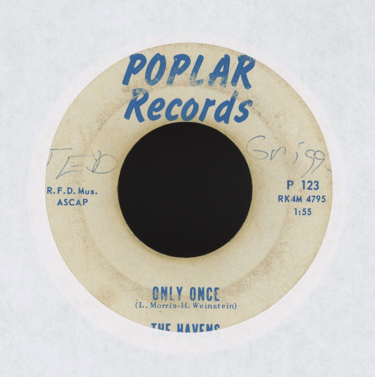 The Havens - Want You on Poplar R&B Doo Wop 45