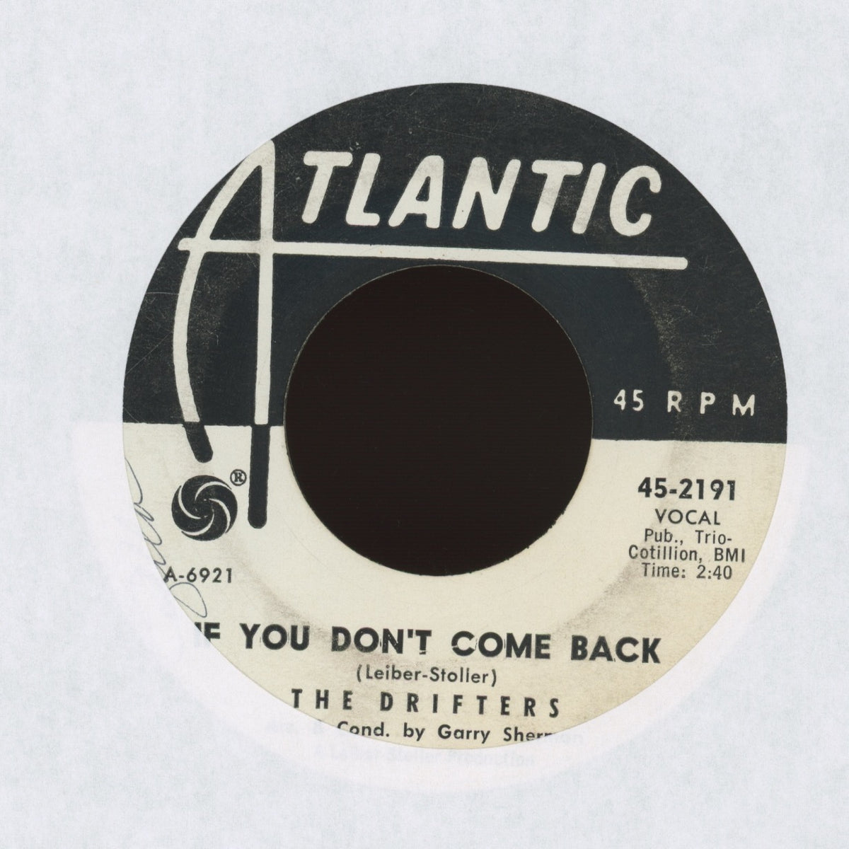 The Drifters - Rat Race on Atlantic - Promo R&B 45