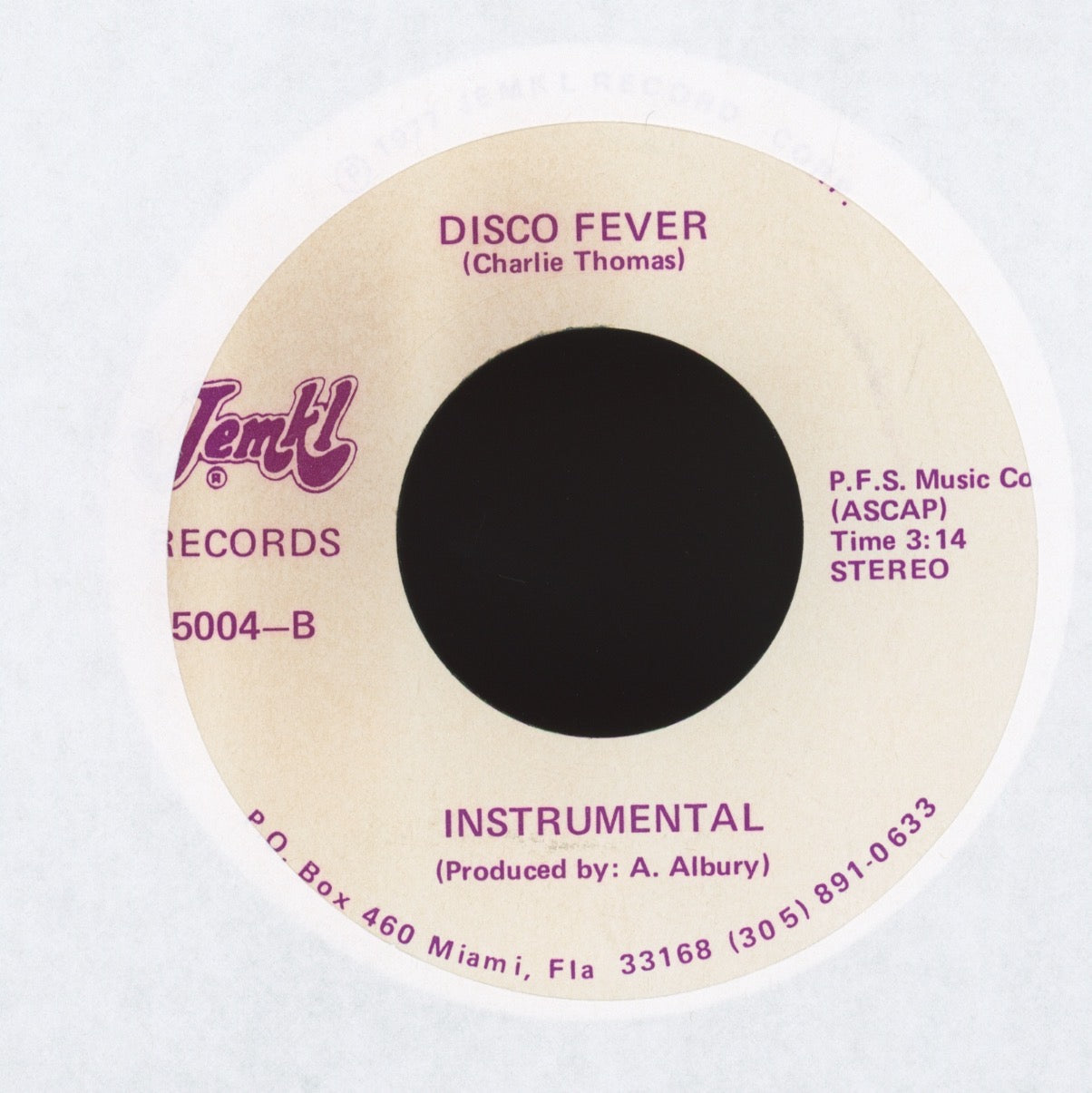 Leroy Morrison - Disco Fever on JEMKL 70s Disco Funk 45