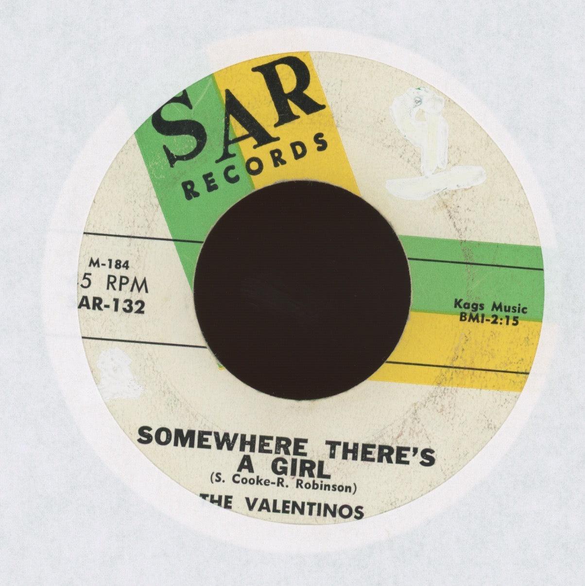 Valentinos - Lookin' For A Love on SAR Northern Soul 45