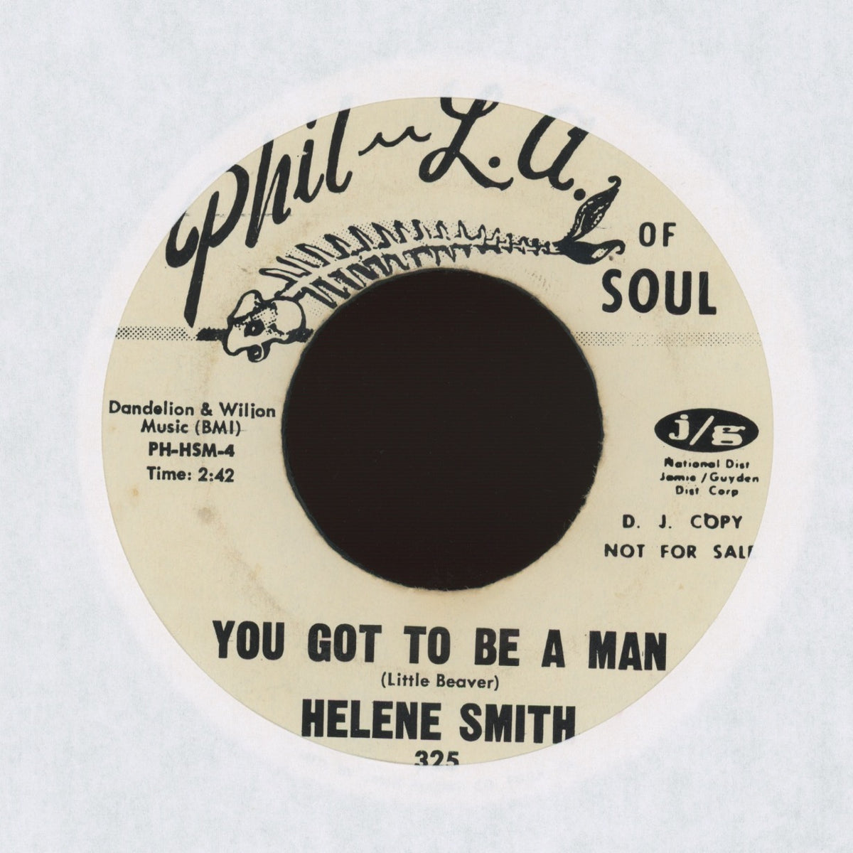 Helene Smith - You Got To Be A Man on Phil L.A. Of Soul - Promo Funk Soul 45