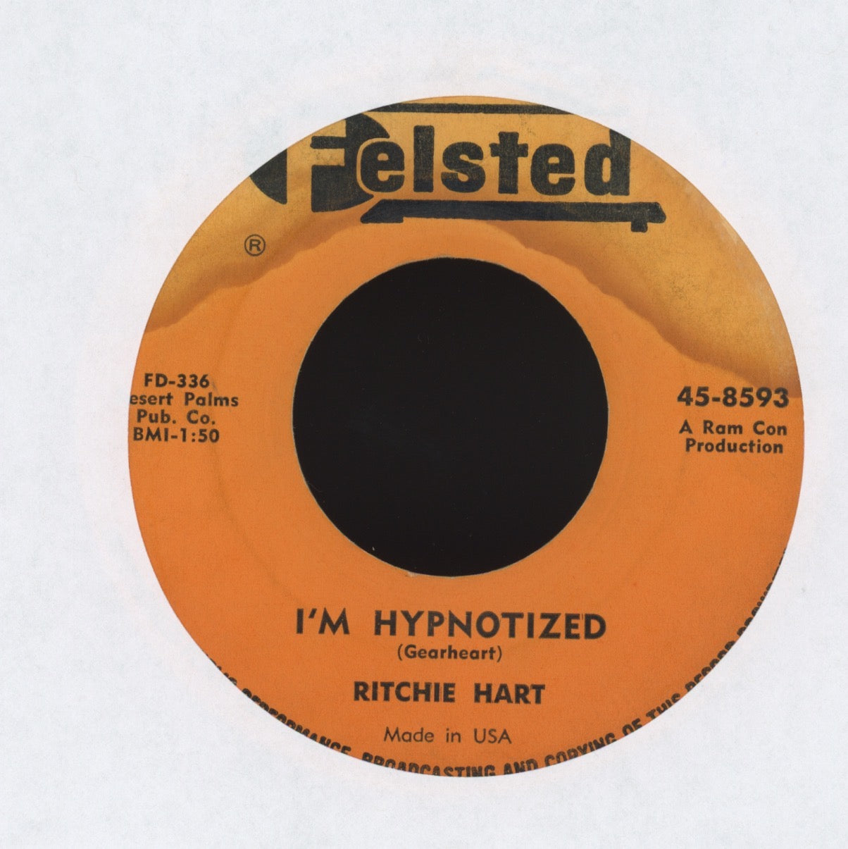 Ritchie Hart - The Great Duane on Felsted Teen Rockabilly 45