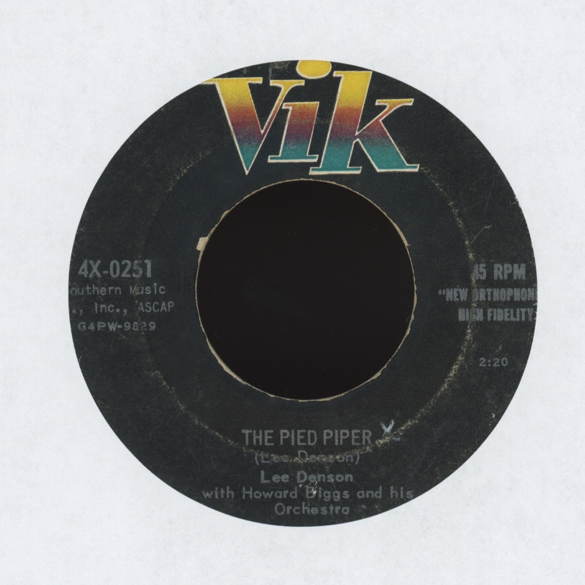 Lee Denson - The Pied Piper on Vik Rockabilly