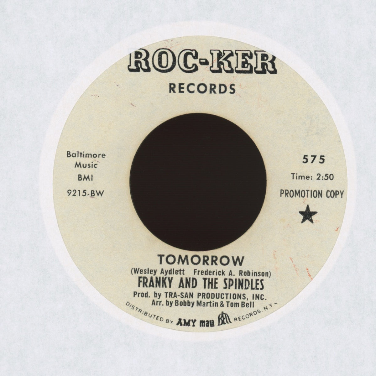 Frankie & The Spindles - There Is A Beauty on Roc-Ker Records - Promo Sweet Soul 45