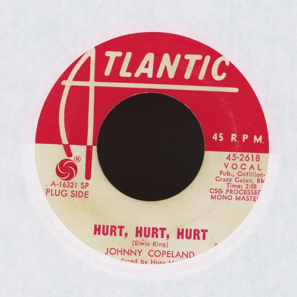 Johnny Copeland - I Ain't Gonna Take It on Atlantic - Promo Northern Soul 45