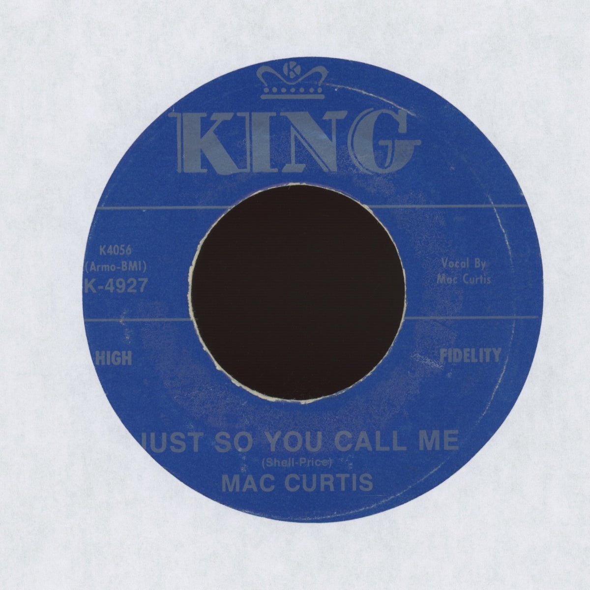 Mac Curtis - If I Had Me A Woman on King Records Rockabilly 45 Reissue