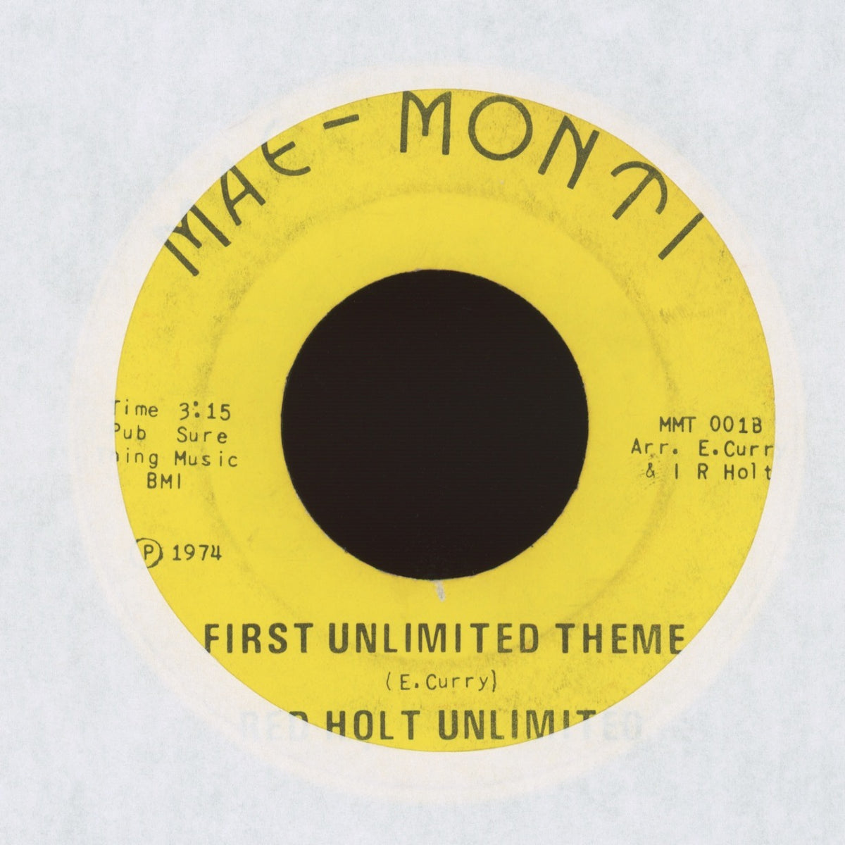Redd Holt Unlimited - Shake Your Booty on Mae-Monti Jazz Funk 45