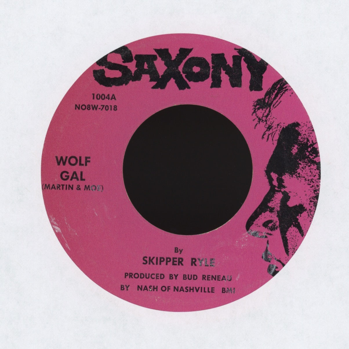 Skipper Ryle - Wolf Gal on Saxony Halloween Horror Rocker 45