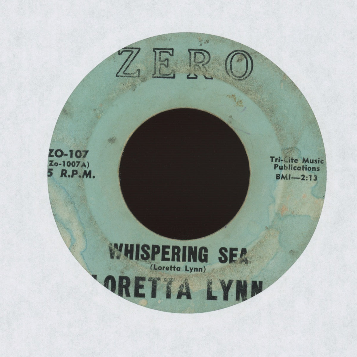 Loretta Lynn - I'm A Honky Tonk Girl on Zero Country Bop 45