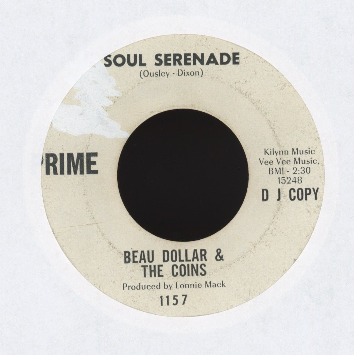 Beau Dollar & The Coins - Soul Serenade on Prime Promo Northern Soul 45