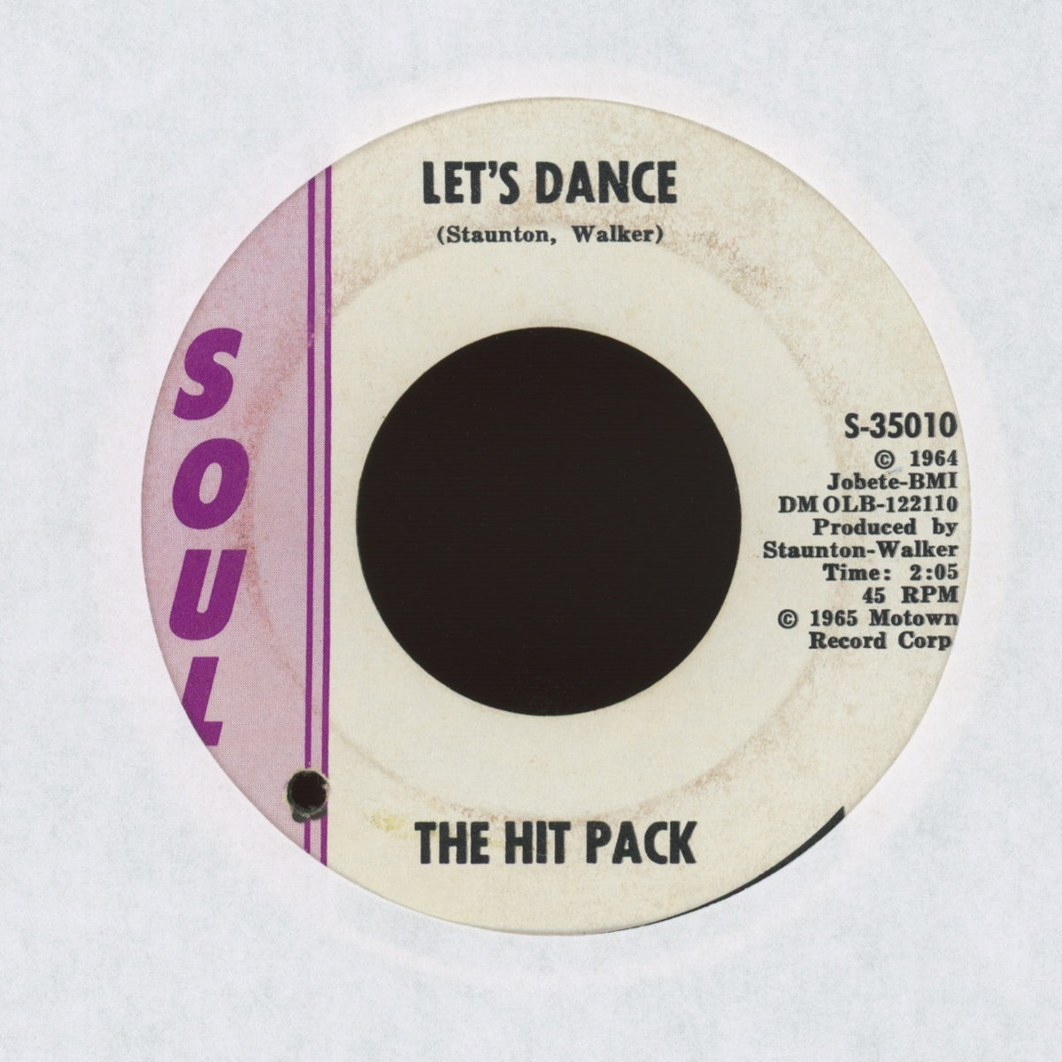 The Hit Pack - Never Say No To Your Baby on Soul Northern Soul 45