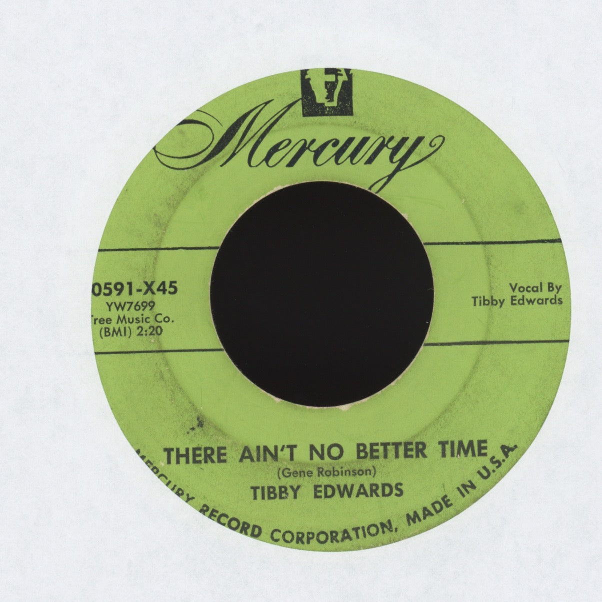 Tibby Edwards - Flip, Flop And Fly on Mercury Rockabilly Hillbilly 45