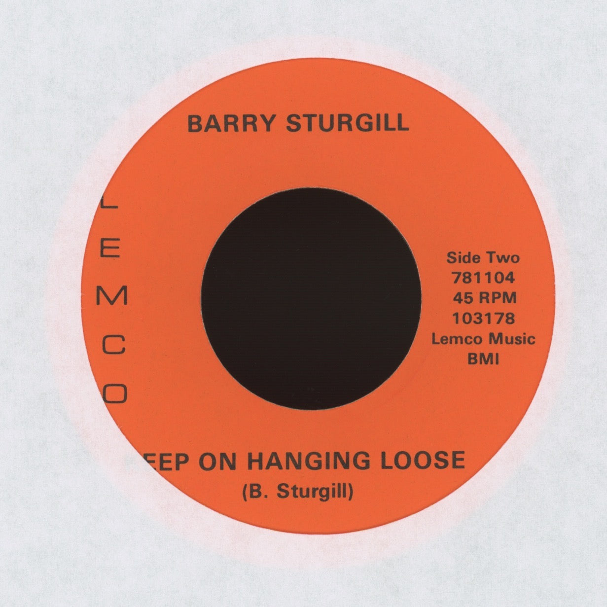 Barry Sturgill - You Got Me on Lemco Funk Soul Rock 45