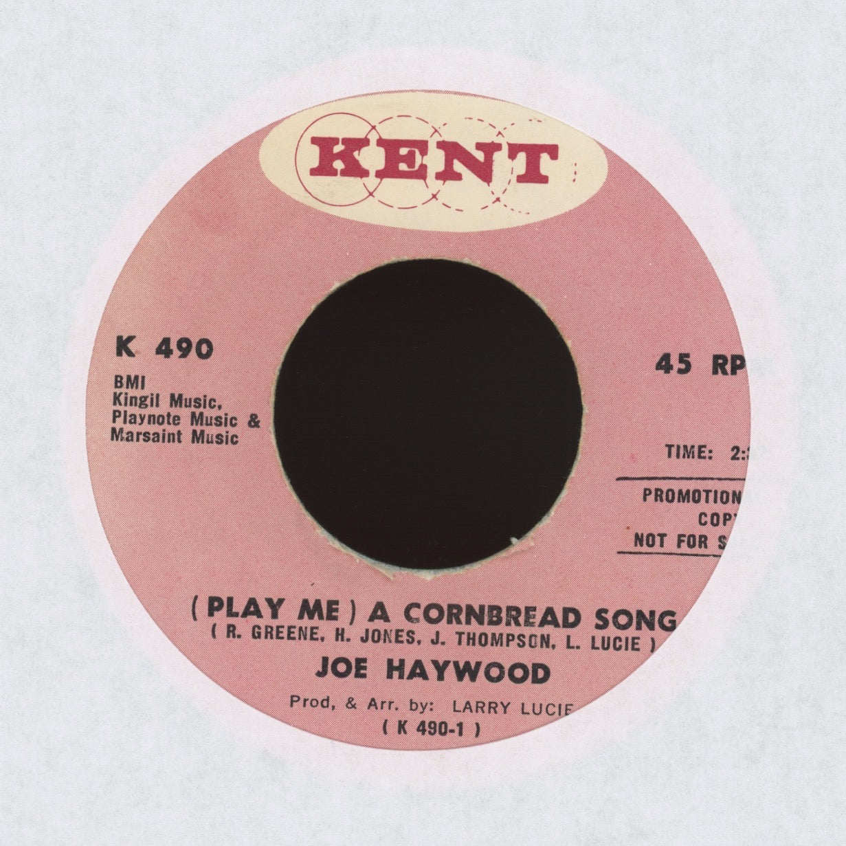 Joe Haywood - (Play Me) A Cornbread Song - Promo Funk 45