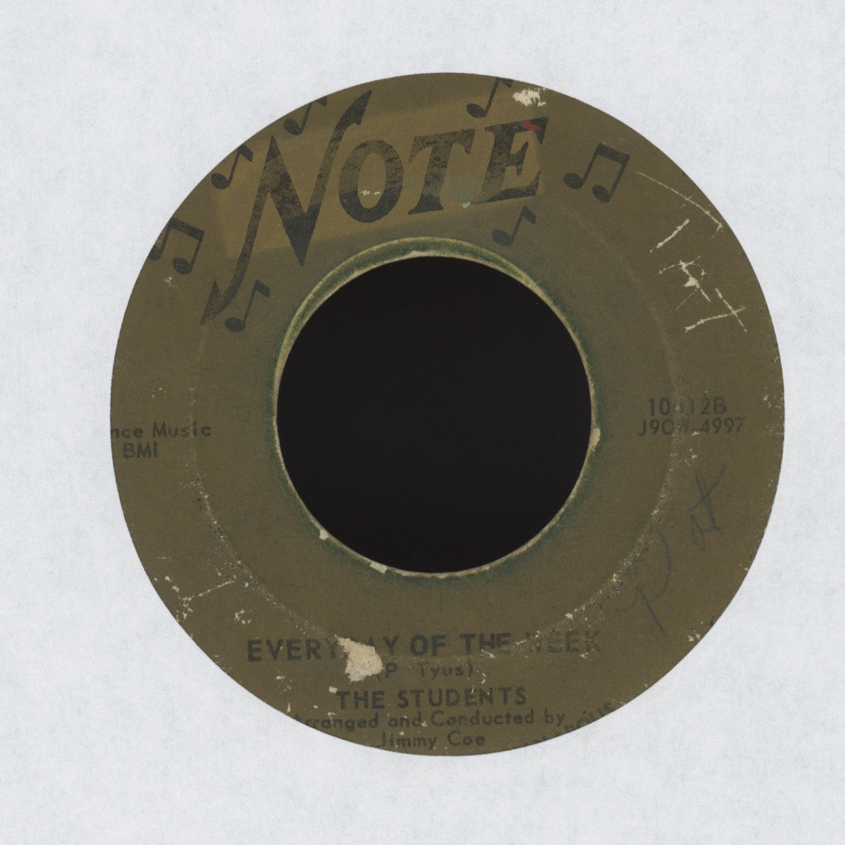 The Students - I'm So Young on Note R&B Doo Wop 45