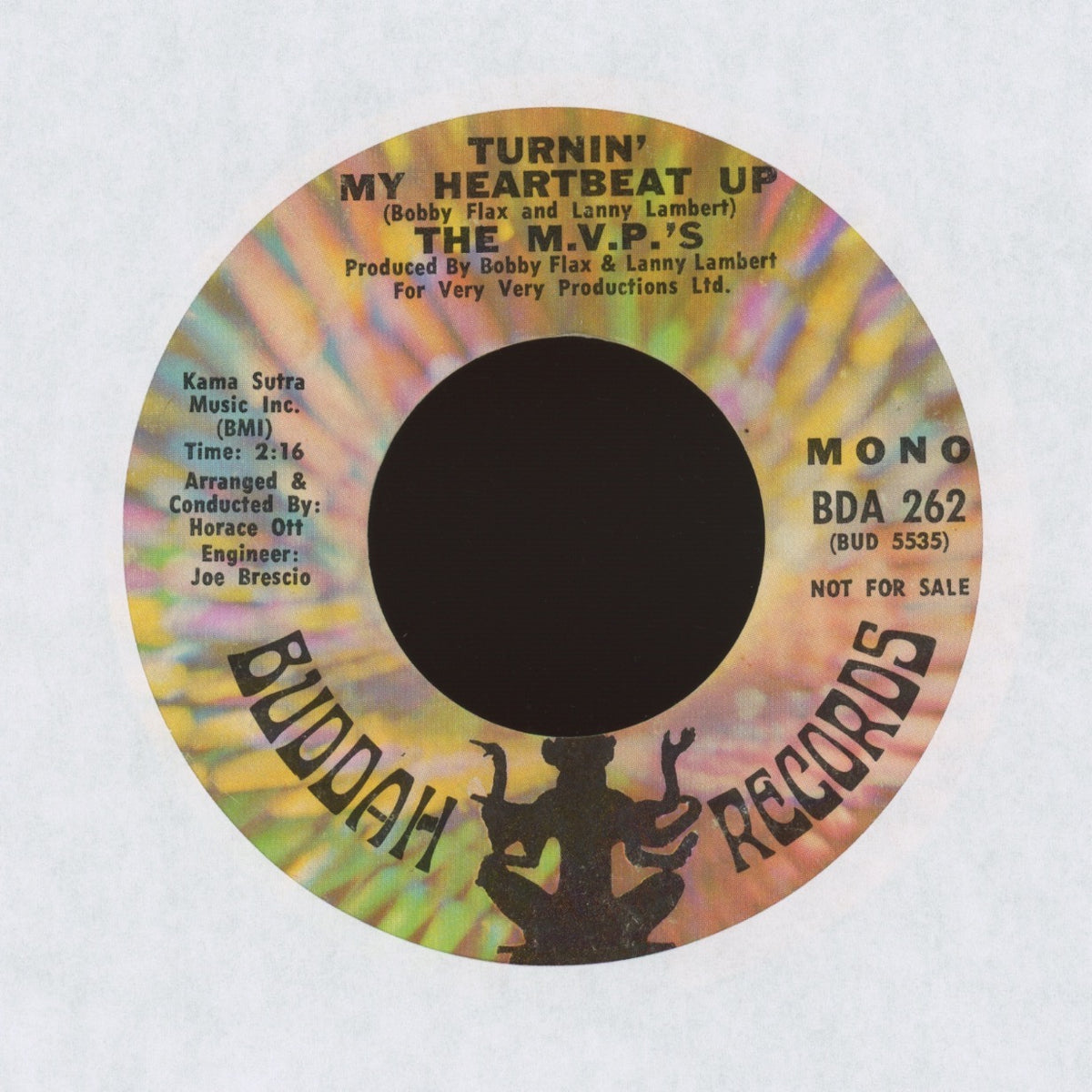 The M.V.P.'s - Turnin' My Heartbeat Up on Buddah Records - Promo Northern Soul 45