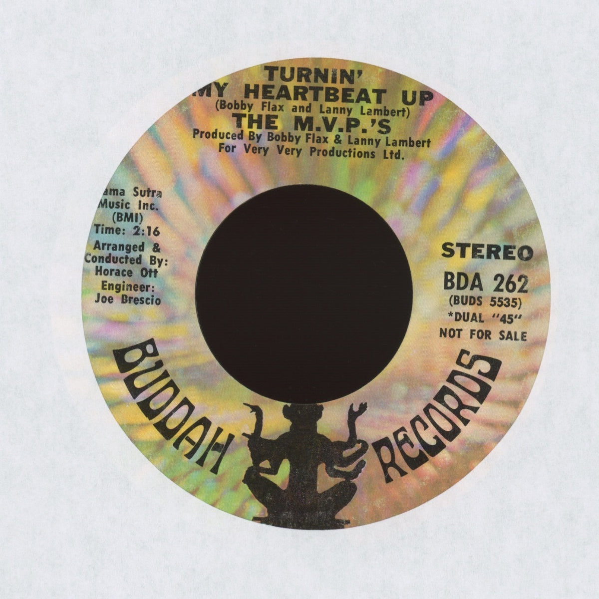 The M.V.P.'s - Turnin' My Heartbeat Up on Buddah Records - Promo Northern Soul 45
