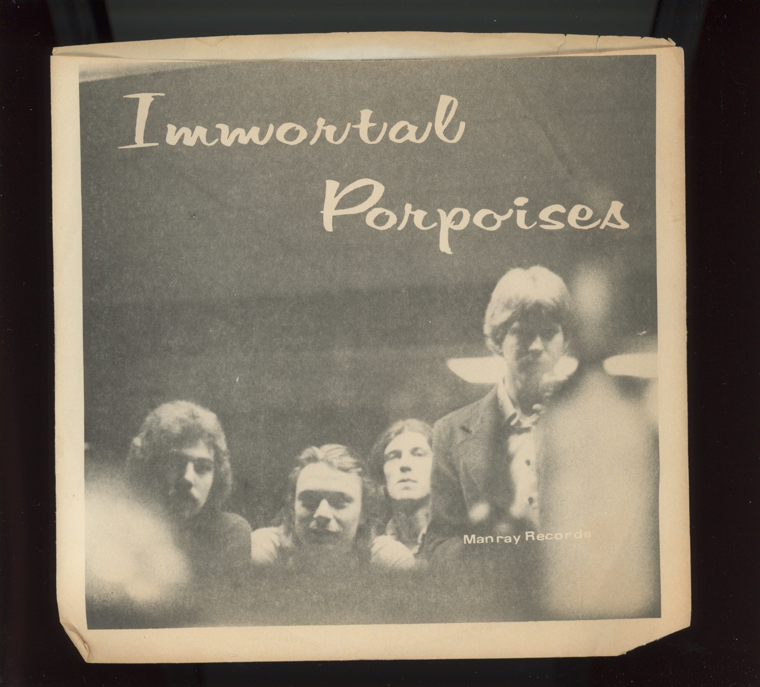The Immortal Porpoises - If What They Say Is True / Minstrel Boy on Manray Rock 45 With Picture Sleeve