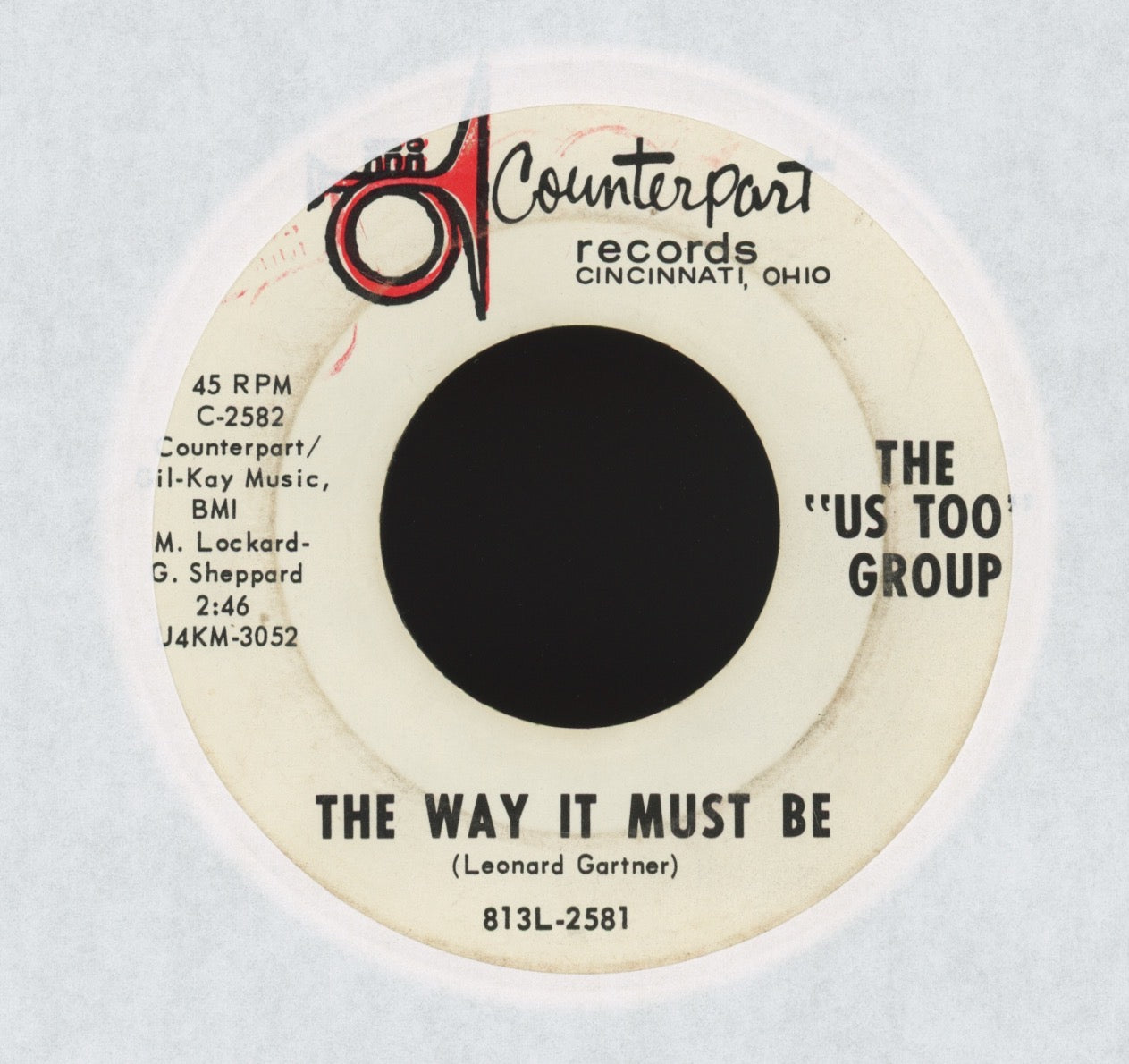 The Us Too Group - The Only Thing To Do on Counterpart Garage 45