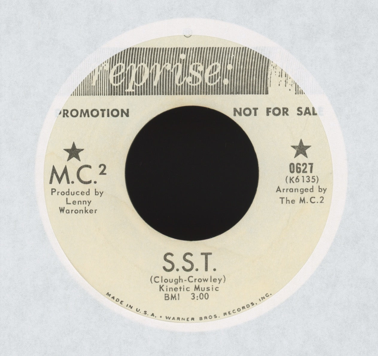 M.C.2 - S.S.T. on Reprise Promo Soft Psych 45