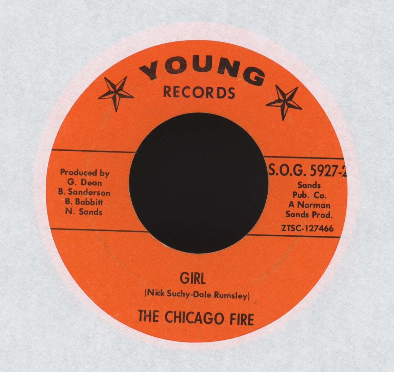 The Chicago Fire - Girl on Young Garage 45